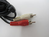 Standard Stereo Audio Connector Cable RCA x2 Length 6ft Male -- New
