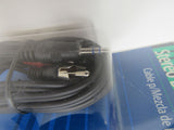 Leviton Audio Stereo Dubbing Cable RCA x1 Length 6ft Male 830-C5408 -- New