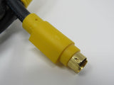 Standard S Video RCA Adaptor Connector Cable Length 3ft Male -- Used