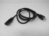 I Sheng Power Cord Length 5.5 ft NEMA 5-15P IEC C15 IS-14 -- New