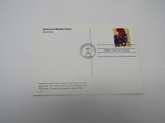 USPS Scott UX258 Vintage 20c Centennial Olympic Games Atlanta First Day of Issue -- New