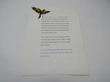 USPS Vintage Endangered Species Informational Card Mint Never Hinged/MNH -- New