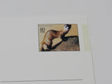 USPS Scott UX265 Vintage 20c Black Footed Ferret Endangered Species Postal Card -- New