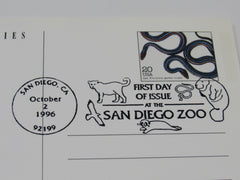 USPS Scott UX273 Vintage 20c San Francisco Garter Snake Endangered Species -- New