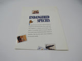 USPS Vintage Endangered Species Informational Card Mint Never Hinged/MNH -- New