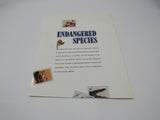 USPS Vintage Endangered Species Informational Card Mint Never Hinged/MNH -- New