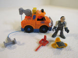 Fisher Price Rescue City Tow Truck Multi-Color Imaginext X7619 Plastic -- Used