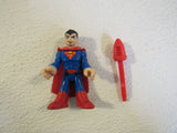Fisher Price Superman and Exoskeleton Suit Multi-Color Imaginext X7482 Plastic -- Used