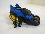 Fisher Price Motorized Batmobile Multi-Color Imaginext W9636 Plastic -- Used