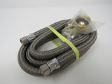 GE Universal Dishwasher Connector 6-Ft Braided 3/8-in comp x 3/8-in comp WX28X32 -- New