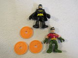 Fisher Price Batman Batmobile With Lights and Launcher Imaginext W1714 Plastic -- Used