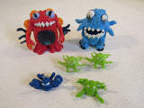 Fisher Price Alien Space Monsters Lot of 6 Imaginext V4035 -- Used