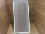Commercial 48-in Ceiling Light Fixture Shade Diffuser White Plastic -- Used