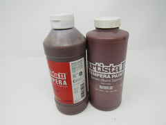 Binny & Smith Inc Artista II Tempera Paint - Lot of 2 Burnt Sienna 54-3115-2-107 -- New