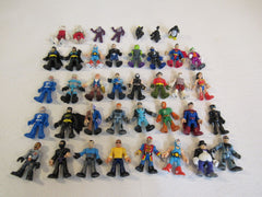Fisher Price Random Select DC Super Hero Loose Action Figures Lot of 39 -- Used
