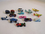 Matchbox Cars Lot of 14 Cars Truck Planes -- Used