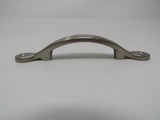Designer Cabinet Door & Drawer Handle Pull Silver C-15904 1 Metal -- Used