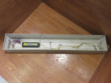 Commercial Ceiling Light Fixture Fluorescent Fire Rated 48-in Gray/White -- Used
