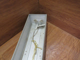 Commercial Ceiling Light Fixture Fluorescent Fire Rated 48-in Gray/White -- Used