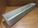 Commercial Ceiling Light Fixture Fluorescent Fire Rated 48-in Gray/White -- Used