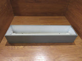 Globe Illumination Ceiling Light Fixture Fluorescent Fire Rated 36-in Gray/White -- Used