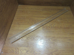 Commercial Ceiling Light Fixture Diffuser Shade 48-in Frosted Clear -- Used