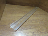 Commercial Ceiling Light Fixture Diffuser Shade 48-in Frosted Clear -- Used