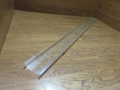 Commercial Ceiling Light Fixture Diffuser Shade 48-in Frosted Clear -- Used