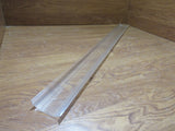Commercial Ceiling Light Fixture Diffuser Shade 48-in Frosted Clear -- Used