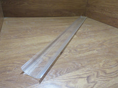 Commercial Ceiling Light Fixture Diffuser Shade 48-in Frosted Clear -- Used