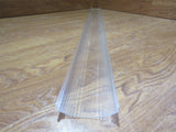 Commercial Ceiling Light Fixture Diffuser Shade 48-in Frosted Clear -- Used