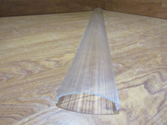 Commercial Ceiling Light Fixture Diffuser Shade 48-in Frosted Clear -- Used