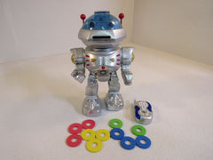 PowerTRC Radio Remote Controlled RC Dancing Robot Missile Disc Launcher 28072 -- Used