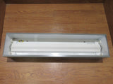Globe Illumination Ceiling Light Fixture Fluorescent Fire Rated 36-in Gray/White -- Used