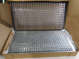 Commercial Ceiling Light Fixture Fluorescent Parabolic Louver 48-in Lot of 4 -- New