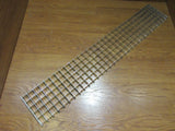 Commercial Ceiling Light Fixture Fluorescent Parabolic Louver 48-in Silver -- Used