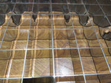 Commercial Ceiling Light Fixture Fluorescent Parabolic Louver 48-in Silver -- Used