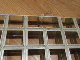 Commercial Ceiling Light Fixture Fluorescent Parabolic Louver 48-in Silver -- Used