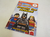 DK Publishing Lego DC Universe Super Heroes Ready For Action Childrens Paperback -- Used
