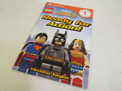 DK Publishing Lego DC Universe Super Heroes Ready For Action Childrens Paperback -- Used