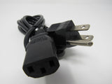 Standard Power Cord 5 ft NEMA 5-15P IEC C13 -- New