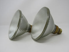 Sylvania Flood Light Bulb Capsylite PAR30 Set Of 2 5 1/2in x 5in Each 04687 -- Used
