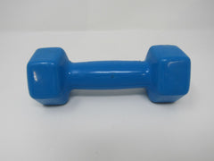 TKO 4 Pound Dumbbell Weight Blue Metal Plastic -- Used