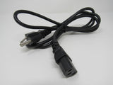 Huan Hsin Power Cord 5.5 ft NEMA 5-15P IEC C13 -- New
