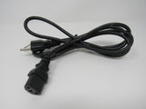 Huan Hsin Power Cord 5.5 ft NEMA 5-15P IEC C13 -- New