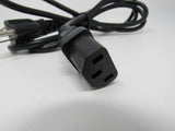 Huan Hsin Power Cord 5.5 ft NEMA 5-15P IEC C13 -- New