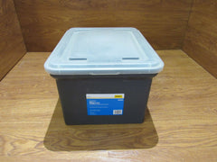 Office Max Stackable File Tote Letter & Legal 18in x 14.5in x 11in OM99658 -- Used