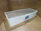 Rubbermaid Storage Box Wrap N Craft 34in x 19.5in x 12.5in 214100-2 -- Used