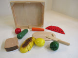 Melissa & Doug Cutting Food Wooden 487 -- Used