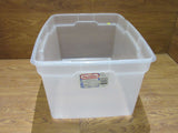 Sterilite Storage Tote 23in x 17in x 11.5in 58-Qt 55-L Vintage -- Used